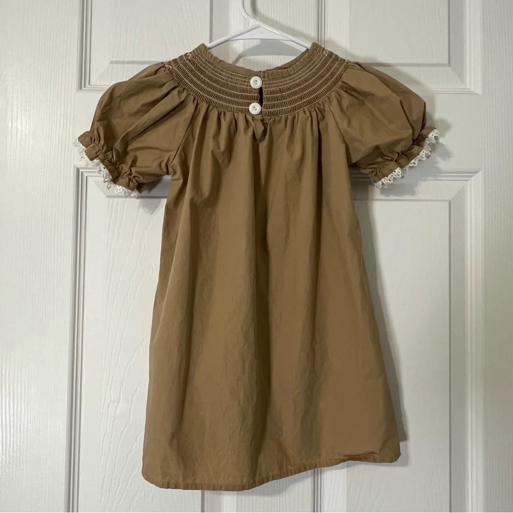 Marie Nicole Clothing Toddler Girl’s Smocked Easter Dress Size M (3Years) - Picture 4 of 6